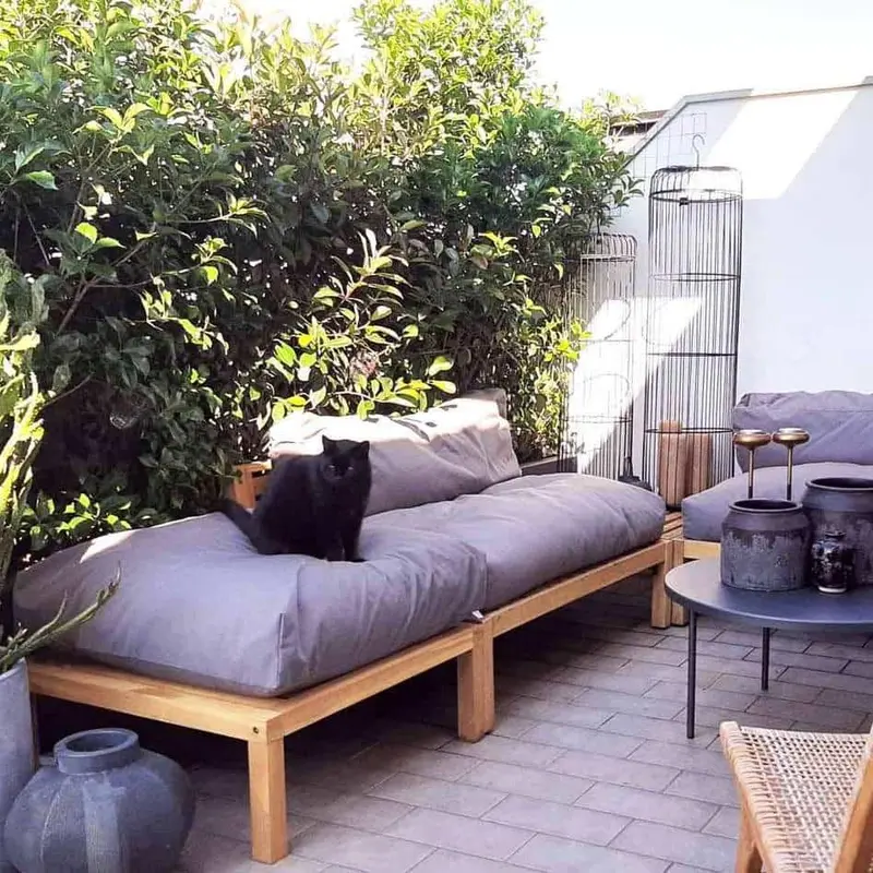 SOFT PALLET, Cuscino Seduta Pallet Morbido per Esterni 120x80