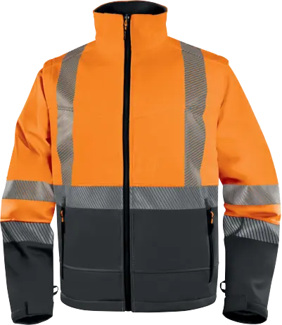 SOFTSHELL IMPERMEABILE 2 IN 1 AD ALTA VISIBILITÀ ABBIGLIAMENTO TECNICO FAST