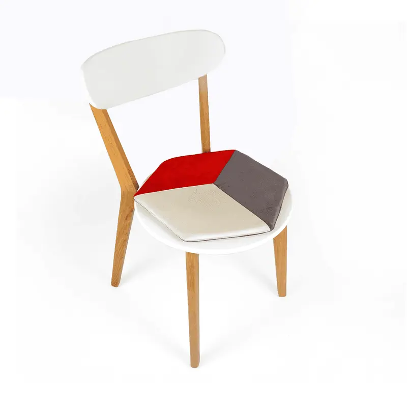 SOLID, Pack 2 Cuscini per Sedie in Velluto effetto 3D