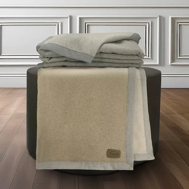 Somma Coperta 230x270Cm Lana Merino Australiana Orissa