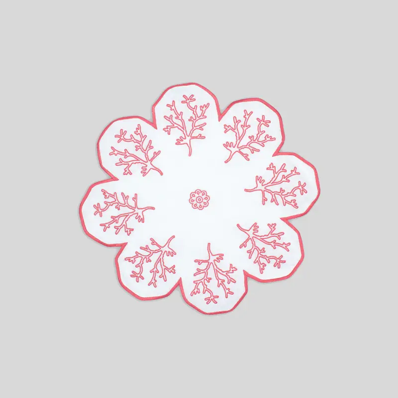 SOTTOPIATTO CORALLO ROSA CORALLO