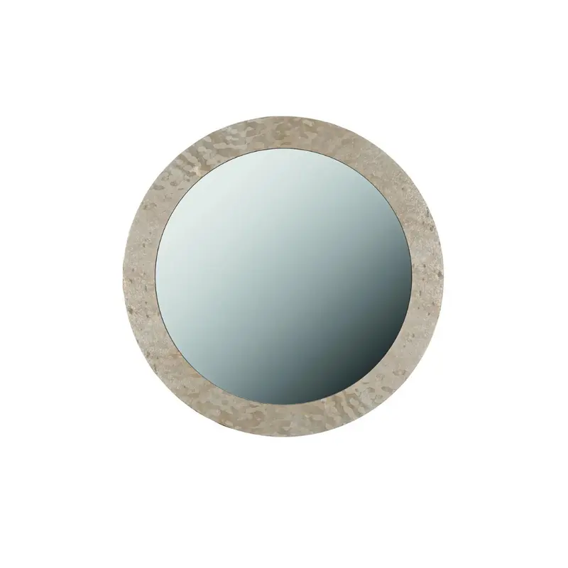 Spherica, Specchio da parete con cornice in vetro cotto (3cm X 100cm H. 100cm)