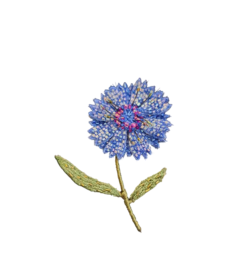 Spilla Trovelore - Blue bottleflower