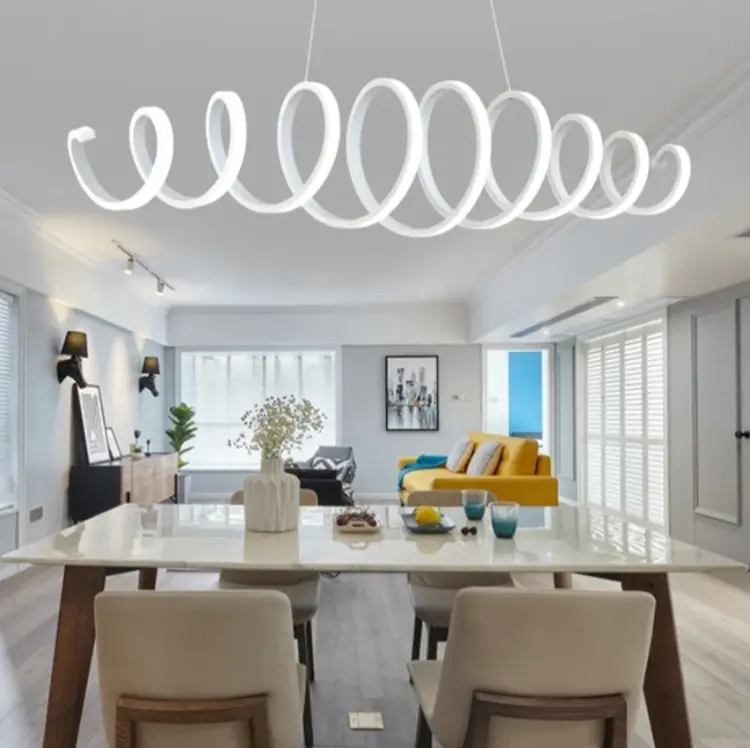 Spiral Pendant Light Fixture