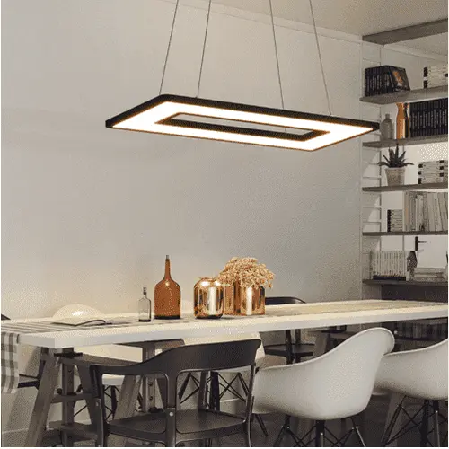 Square Pendant Ceiling Light Fixture