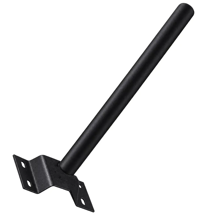Staffa a parete per lampione LED stradale 460mm nero