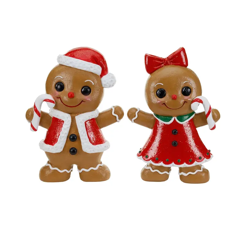 Statuina Natalizia Omino di Pan di Zenzero Gingerbread Town Bambino o Bambina – Goodwill, 49,5cm