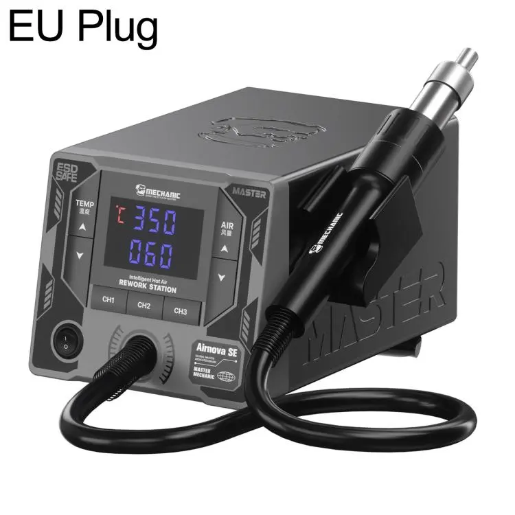 Stazione di dissaldatura e rilavorazione MECHANIC AirNova SE 1000W con controllo intelligente della temperatura e pistola ad aria calda., EU Plug, US Plug