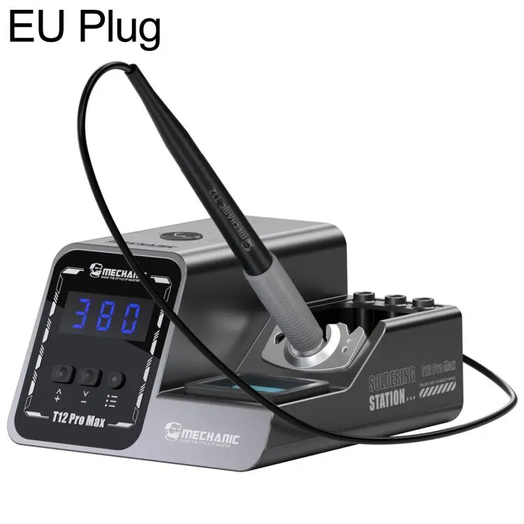 Stazione saldante MECHANIC T12 Pro Max 120W con controllo intelligente della temperatura PID, EU Plug, US Plug