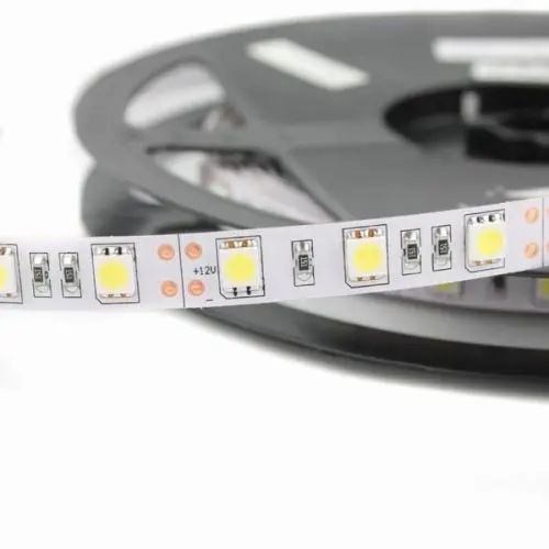 Striscia flessibile LED SMD 5050 5 metri luce bianca fredda