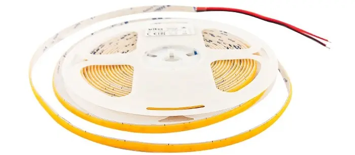Striscia LED COB 24V 3000K luce calda 1320lm/m 12W/m IP20 5m
