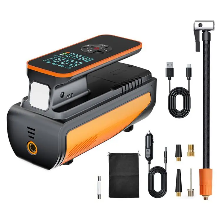 SUITU ST-5554C Pompa per pneumatici elettrica wireless a doppio schermo per auto, ST-5554C