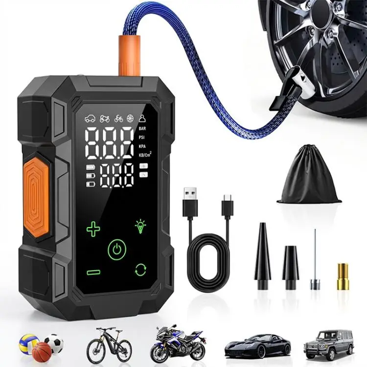 SUITU ZY-005B Pompa per pneumatici elettrica wireless a doppio schermo per auto, ZY-005B
