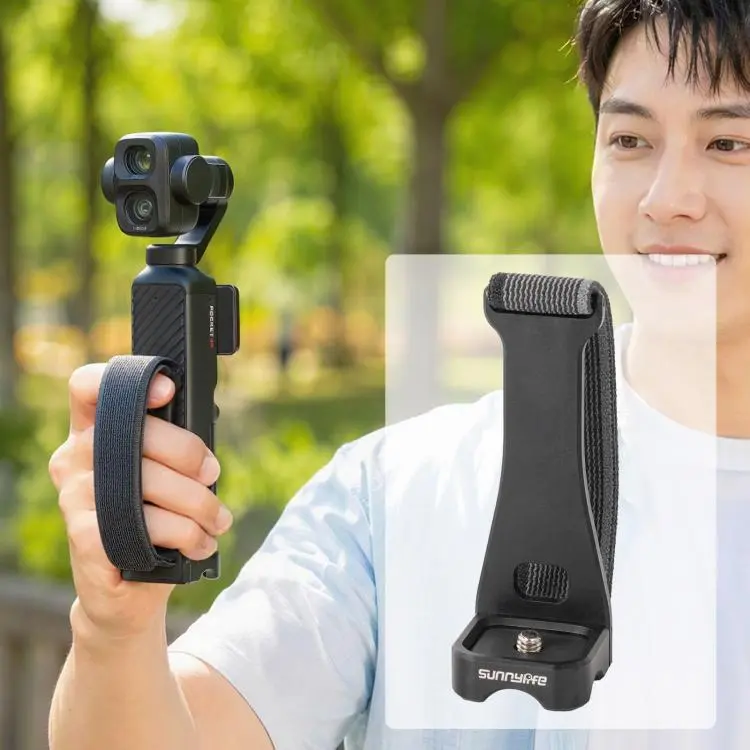 Sunnylife Portable Hand Band Metal Extension Handle Mount Expansion Frame, For DJI Osmo Pocket 4P / 4 / 3
