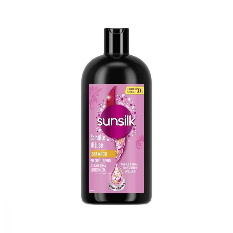 Sunsilk Shampoo Scintille di Luce 810 ml | Maxi Formato XXL | Brillantezza Estrema e Effetto Specchio | Per Capelli Spenti e Opachi