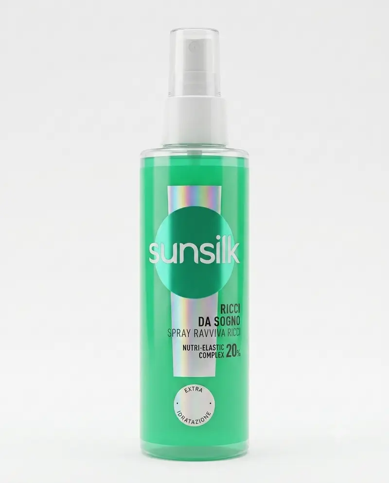 Sunsilk Spray Ravviva Ricci Ricci da Sogno 150ml – Con Olio di Macadamia – Definizione Istantanea e Azione Anti-Crespo – Senza Risciacquo
