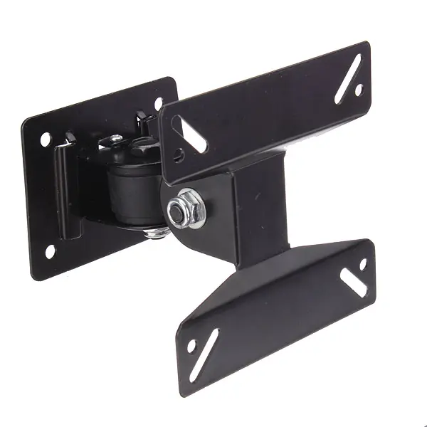 Supporto a muro inclinabile per TV LED LCD 14-24 pollici nero