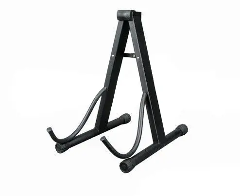 Supporto per chitarra stabile in metallo nero