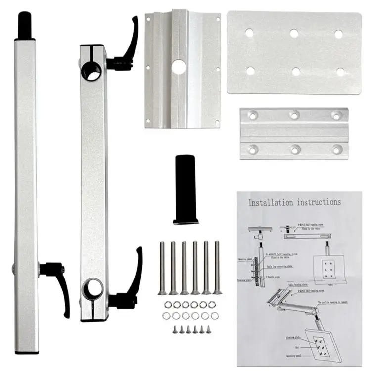 Supporto per gambe di tavolo telescopico girevole multifunzionale per camper, supporto mobile per gambe di tavolo per yacht