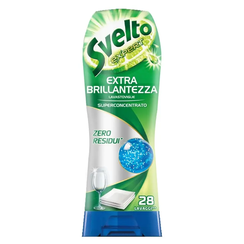 Svelto Expert Extra Brillantezza Lavastoviglie Liquido Super Concentrato – 28 Lavaggi Zero Residui