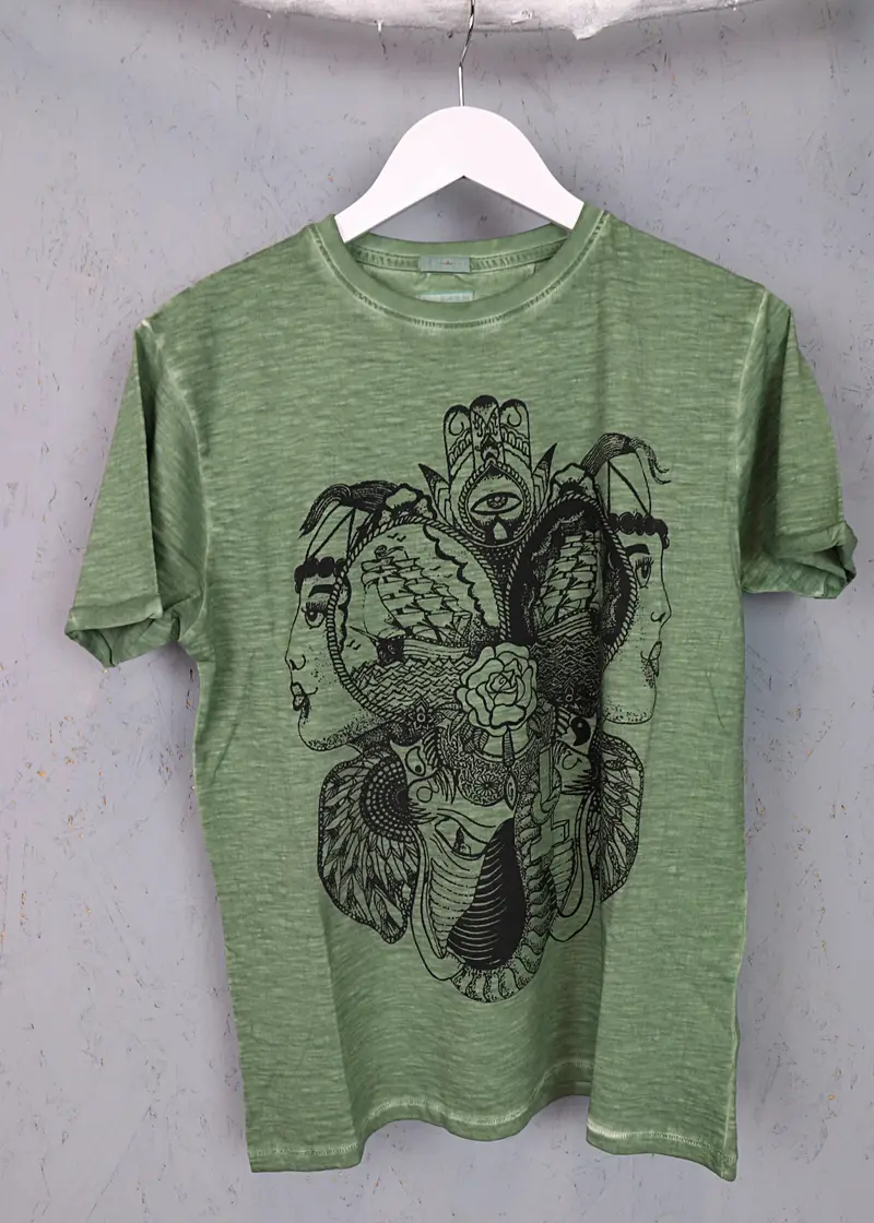 T-shirt verde North Pole