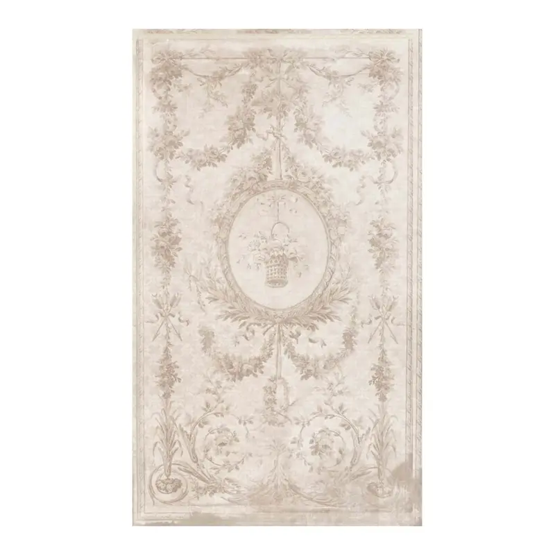 Tappeto Jacquard con Motivo Floreale – Collezione Aubusson by Blanc MariClò