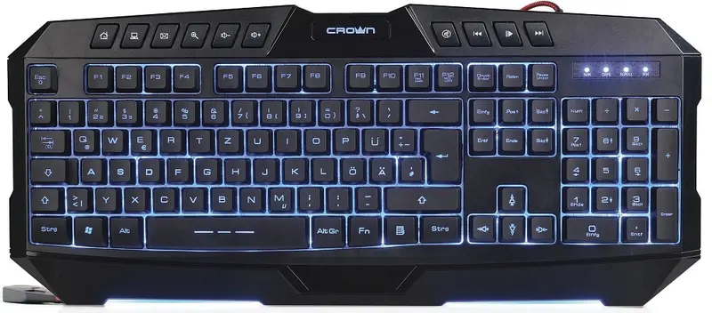 Tastiera Gaming multimediale 10 tasti con 7 retroilluminazioni LED