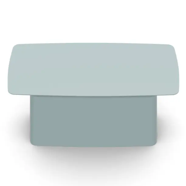 Tavolino Metal Side Table grande grigio ghiaccio Outdoor