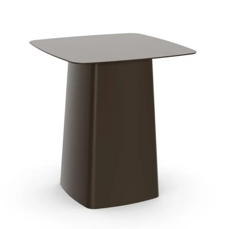 Tavolino Metal side table medio cioccolato