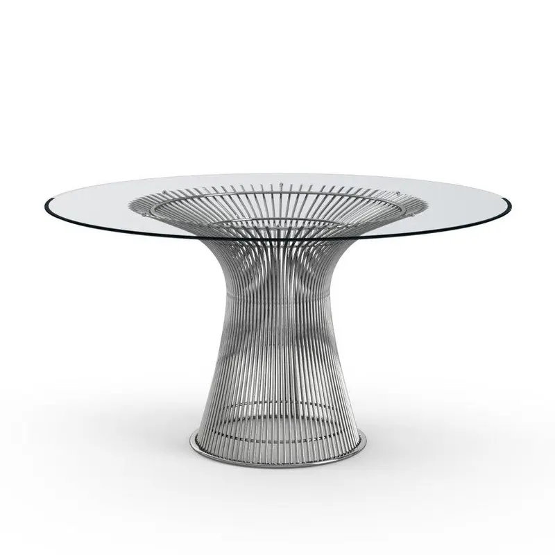 Tavolo Platner Ø 135 cm (struttura nickel)