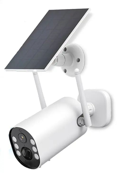 Telecamera IP WiFi 2MP 1080p con pannello solare e scheda SIM