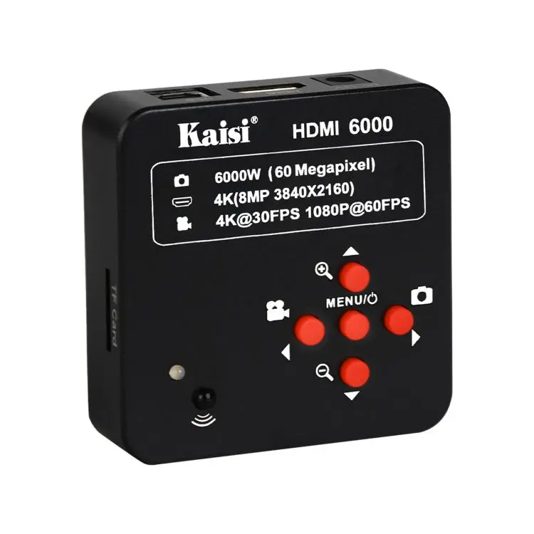 Telecamera per microscopio Kaisi HDMI 6000 4K 60 MP, spina EU