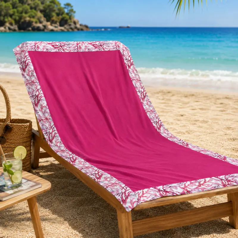 Telo Mare in Microfibra 86x165 cm Fancy Home Ventotene – Telo Spiaggia Leggero ad Asciugatura Rapida con Fantasie Tropicali e Marine