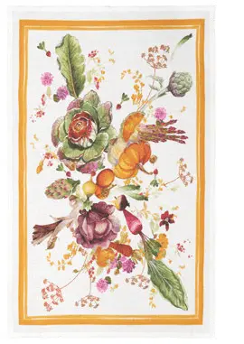 Tessitura Toscana Strofinaccio 50x70Cm in Lino Stampato Hortus