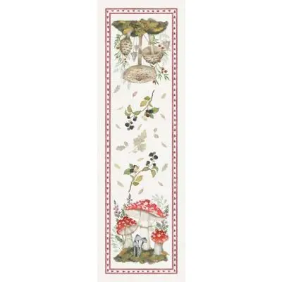 Tessitura Toscana Telerie Runner 50x170cm in Lino Grifola