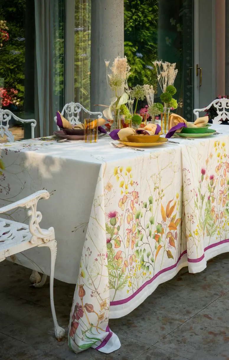 Tessitura Toscana Telerie Runner 50x170cm in Lino Selvatica