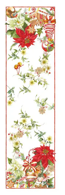 Tessitura Toscana Telerie Runner In Lino 45x170 Marzapepe