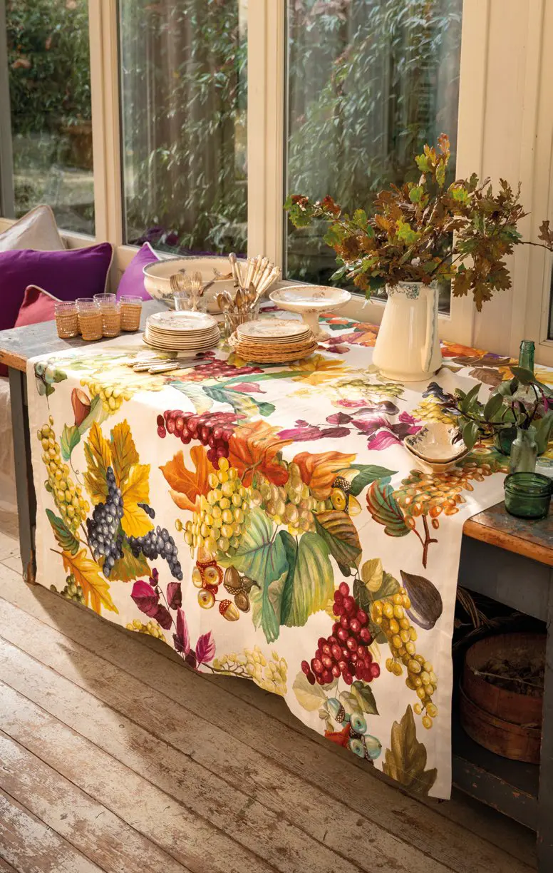Tessitura Toscana Tovaglia 170x270Cm in Lino Vindemia