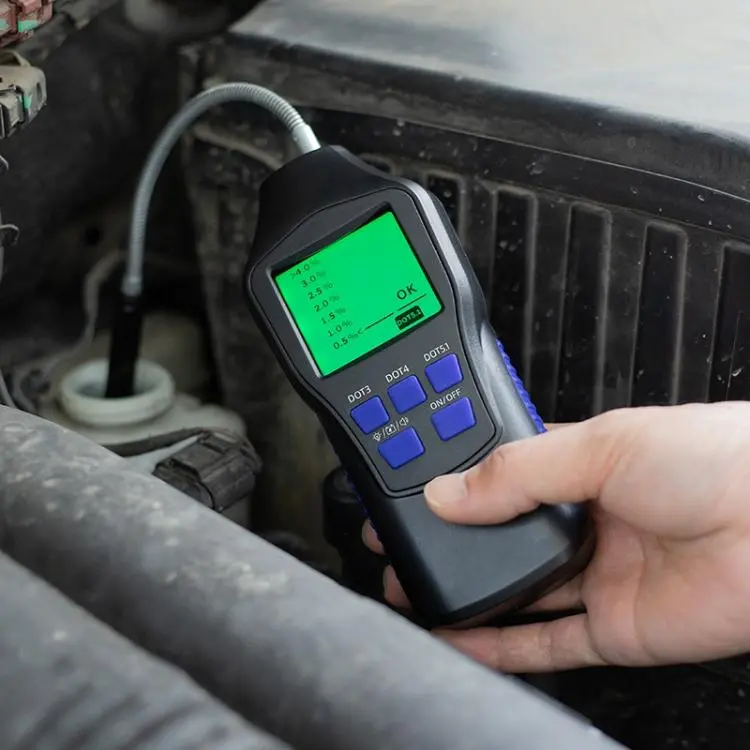Tester digitale per liquido freni auto, tester per il contenuto di acqua nel liquido freni
