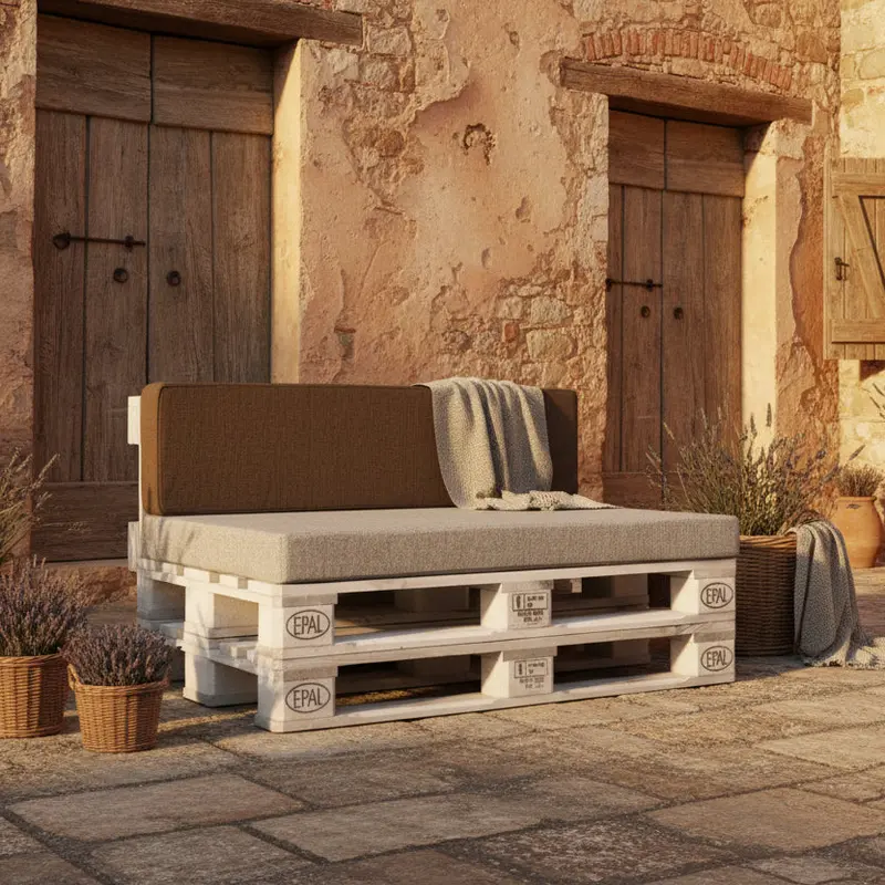 TEX BACK, Schienale per Pallet Rigido in Poliestere 60x30 H15