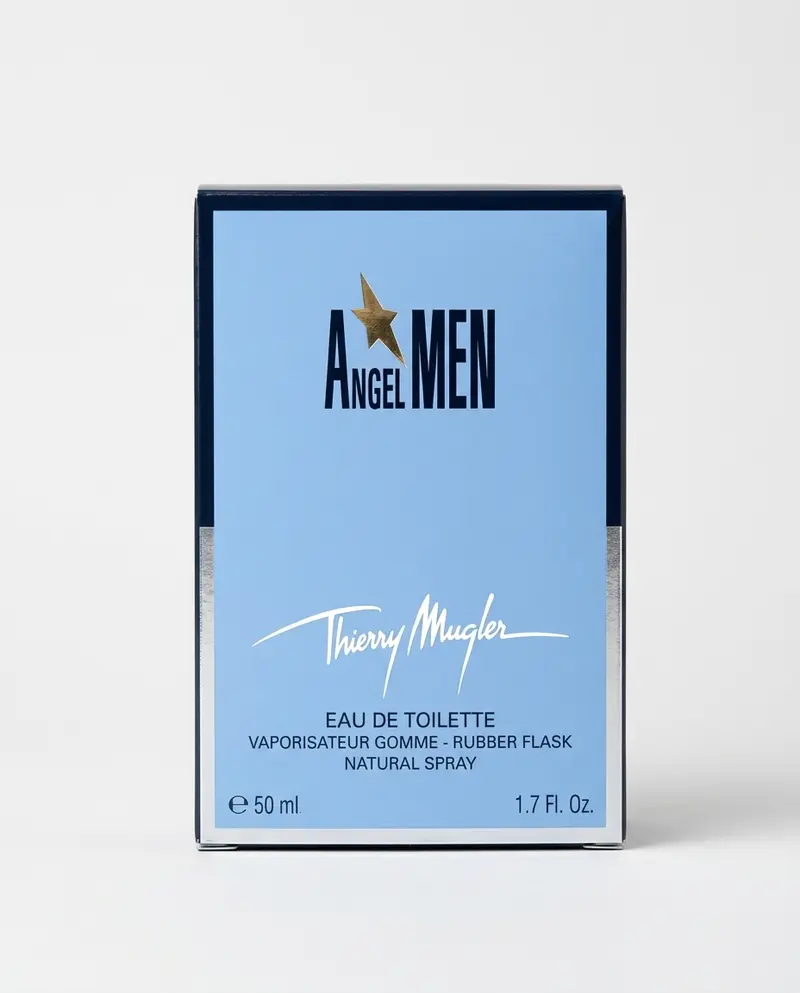 Thierry Mugler A*Men Eau de Toilette Uomo 50 ml – Fragranza Orientale Legnosa Gourmand con Flacone Gommato Ricaricabile
