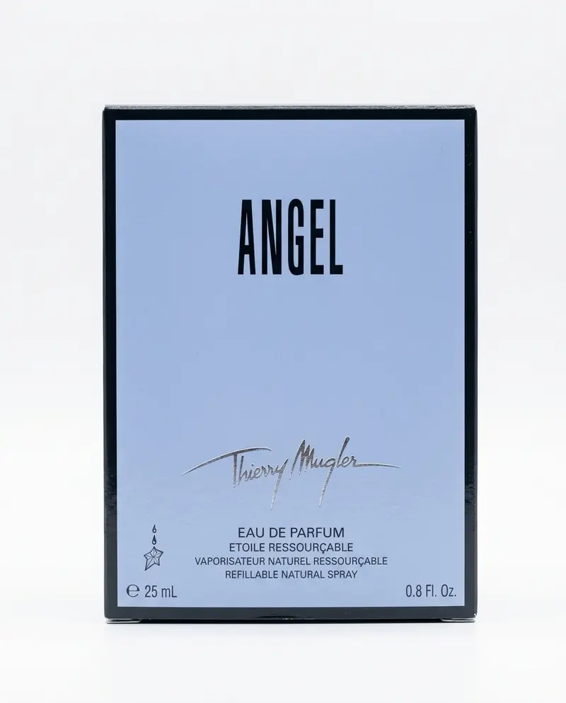 Thierry Mugler Angel Eau de Parfum Donna 25 ml – Fragranza Orientale Gourmand e Flacone Stella Ricaricabile