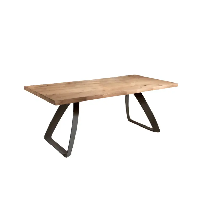 Timber, Tavolo fisso (100cm X 200cm H. 76cm) Made in Italy