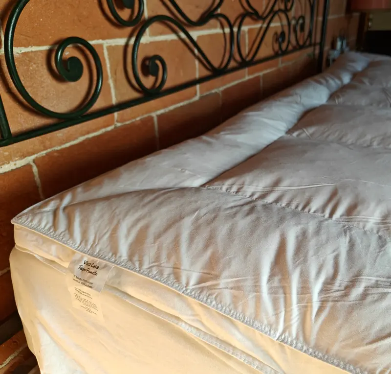 Topper letto Piumetta h. 5cm in piuma