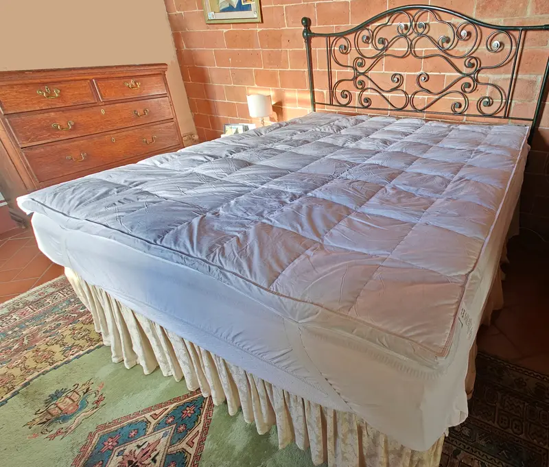 Topper letto TopperOne h. 5cm in piumino e piumetta d'oca