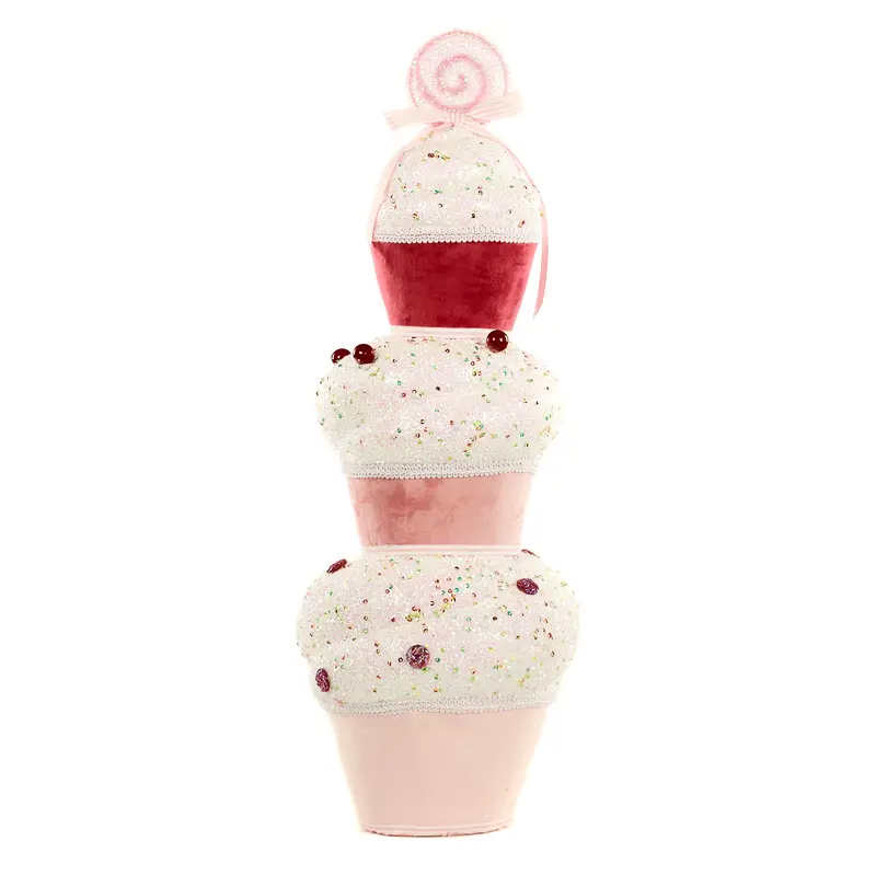Torre di Cupcake Decorativa Natalizia – Goodwill, 54cm