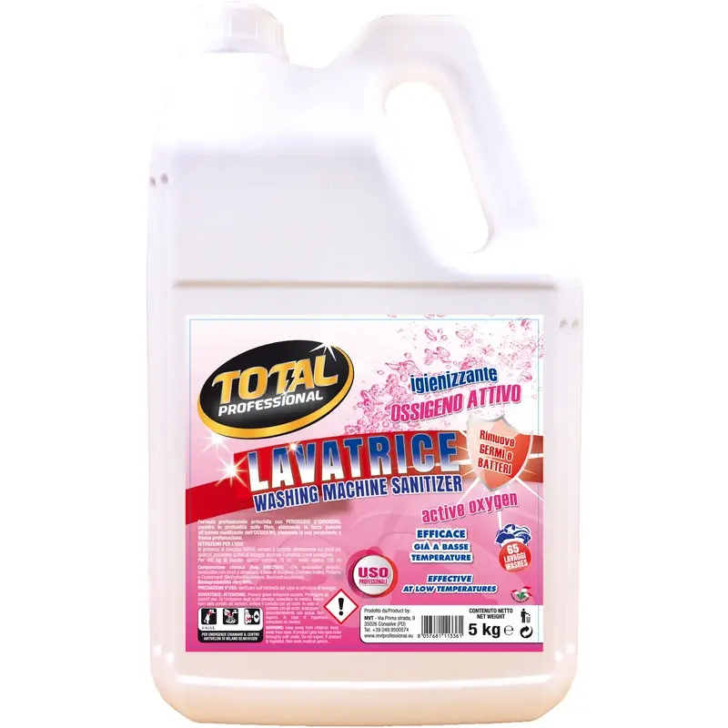 TOTAL PROFESSIONAL LAVATRICE OSSIGENO ATTIVO IGIENIZZANTE TANICA 5 KG