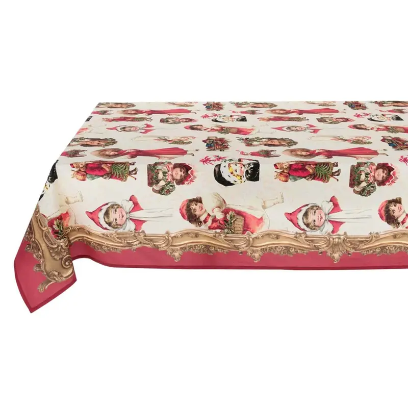 Tovaglia Natalizia Rettangolare C’era una Volta in Cotone by Blanc MariClò, 160x320 cm
