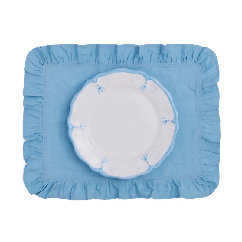 Tovaglietta Odette Rettangolare Azzurra