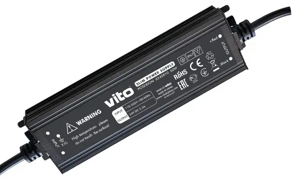 Trasformatore stagno IP67 slim 24V 2.5A 60W